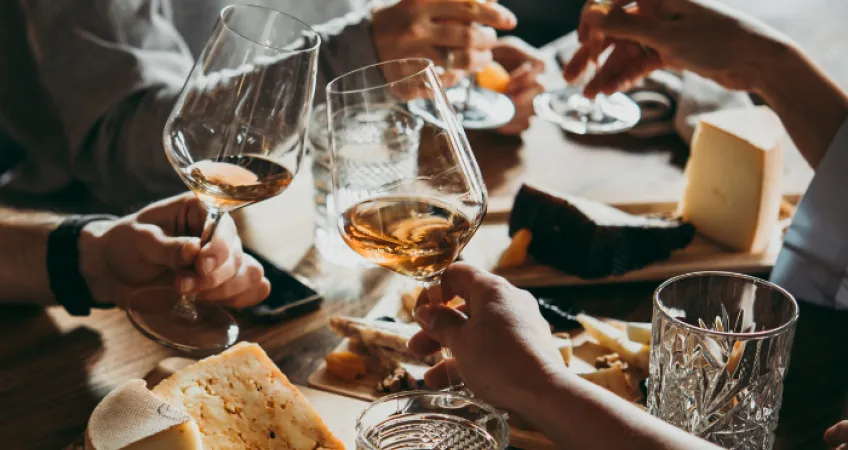 wine glasses