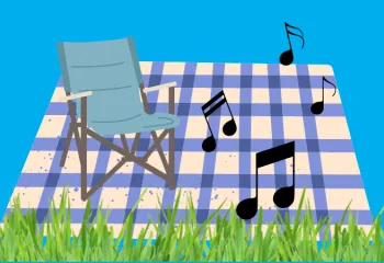 outdoor concert on grass