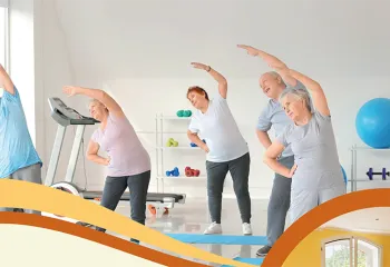 older adults stretching
