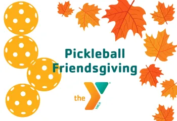 Pickleballs and autumn leaves